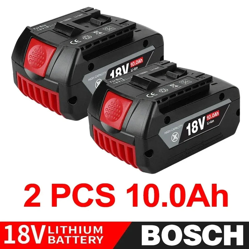 Substituição da bateria Li-ion com LED e carregador rápido, AL1820CV + BAT610G para Bosch, Professional 18V, 6.0AH, 14.4V-18V