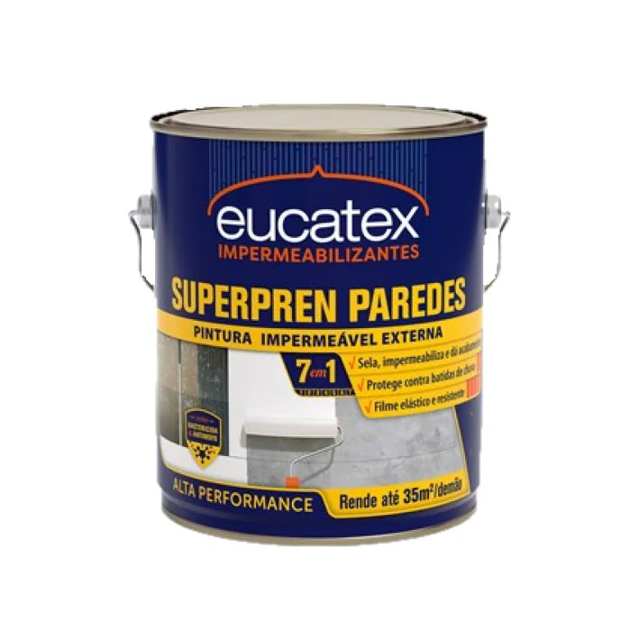 Tinta Impermeabilizante Superpren Paredes Eucatex 3,6 litros